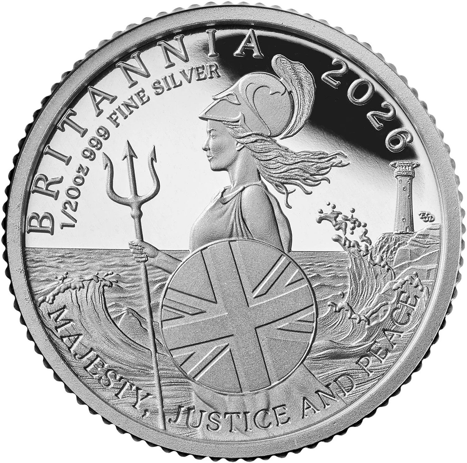 10 Pence - Charles III 1/20 oz Fine Silver reverse