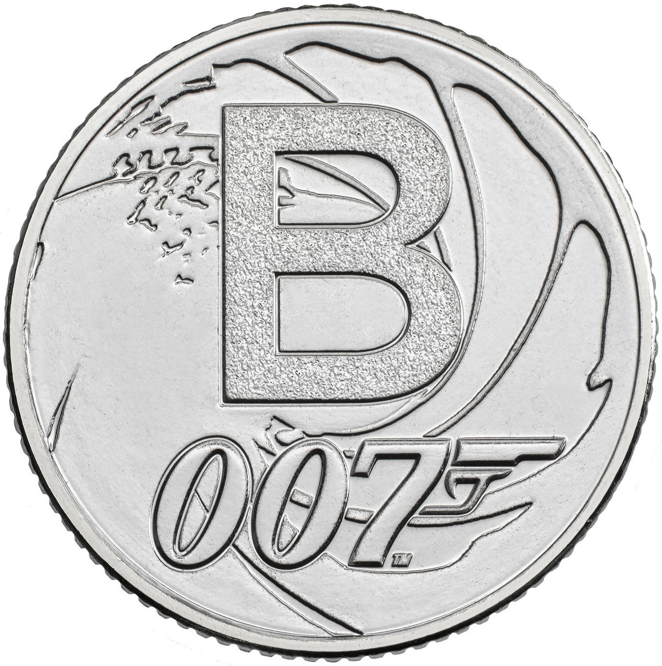 10 Pence - Elizabeth II 5th portrait; B - James Bond reverse