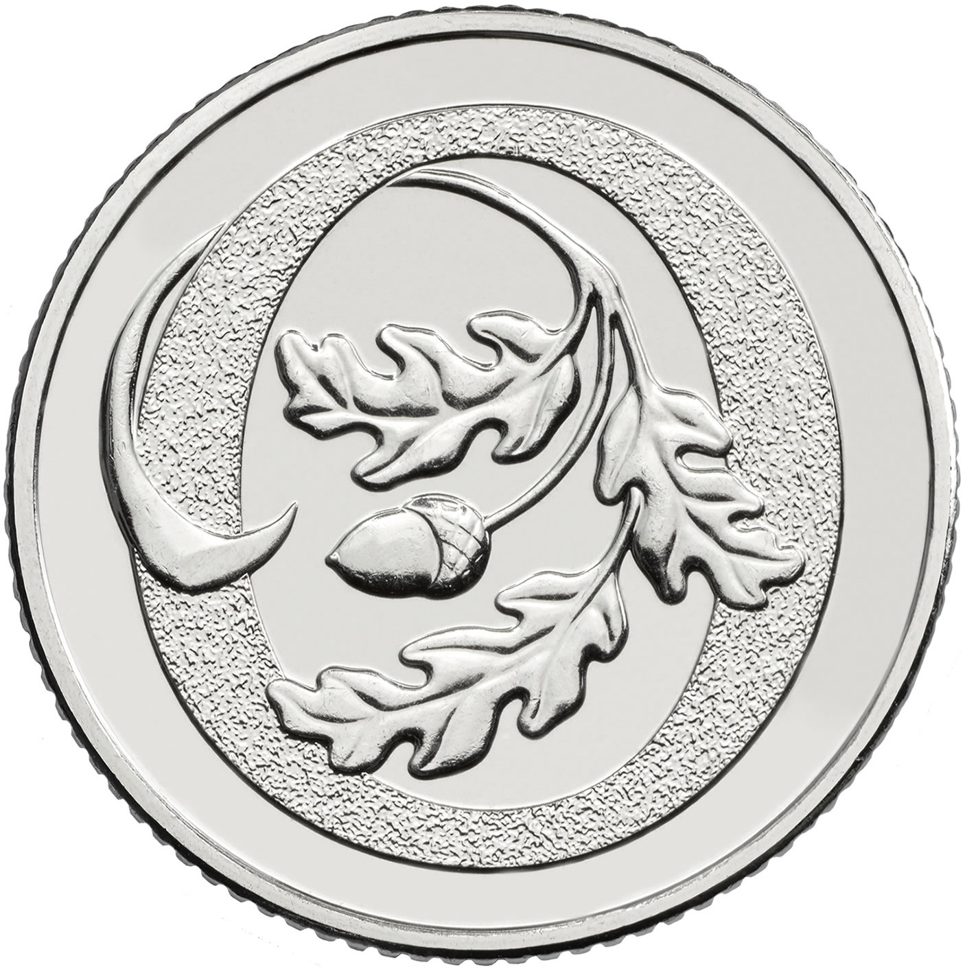 10 Pence - Elizabeth II 5th portrait; O - Oak Tree reverse