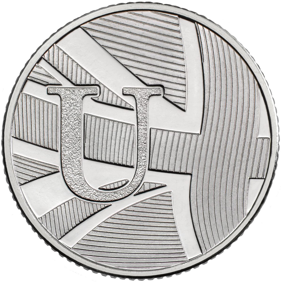 10 Pence - Elizabeth II 5th portrait; U - Union Flag reverse