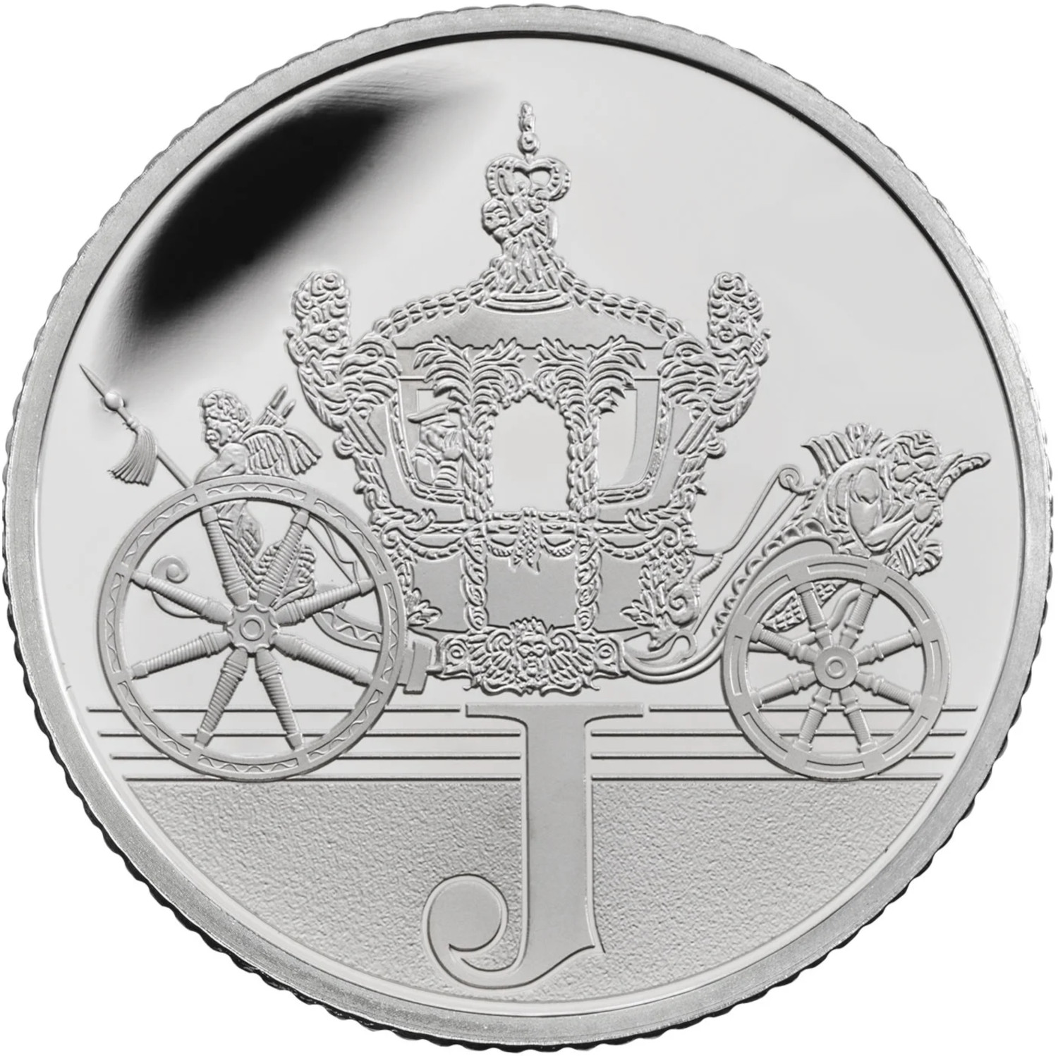 10 Pence - Elizabeth II J - Jubilee; Silver Proof reverse