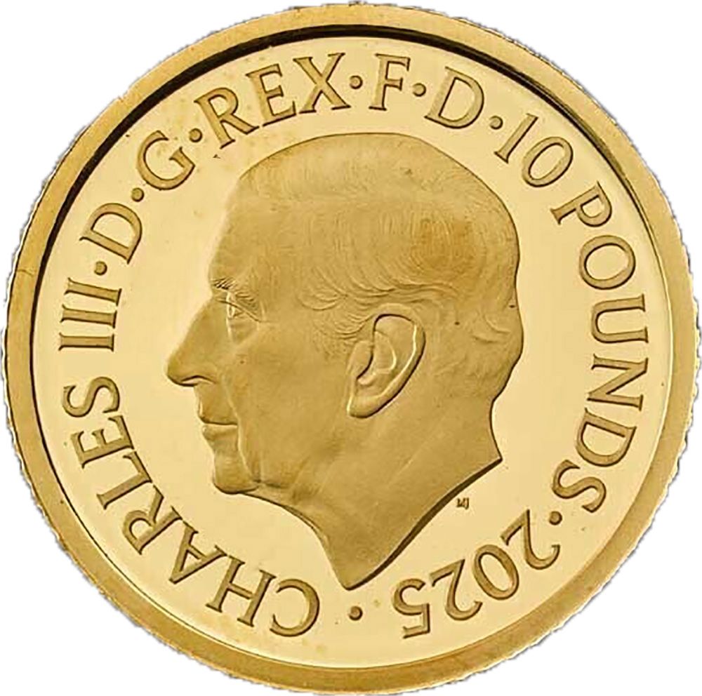 10 Pound - Charles III Stories of the Second World War; Gold Proof obverse