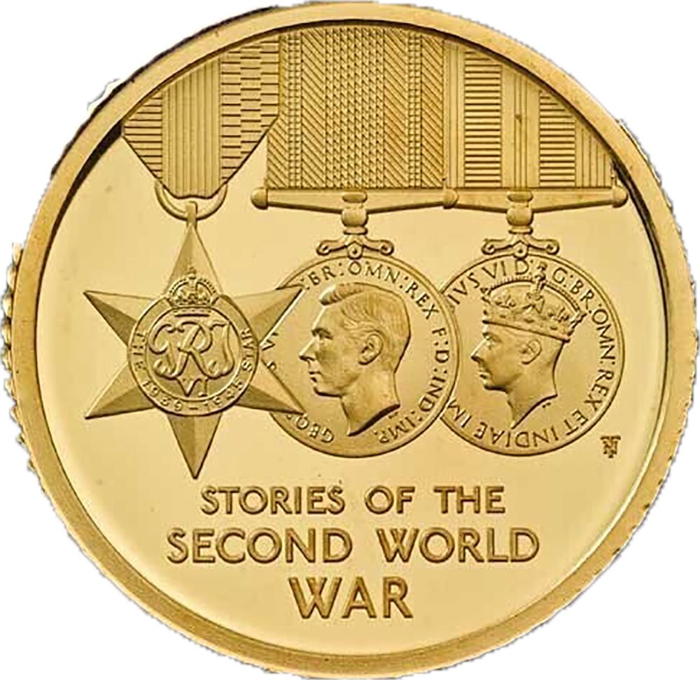 10 Pound - Charles III Stories of the Second World War; Gold Proof