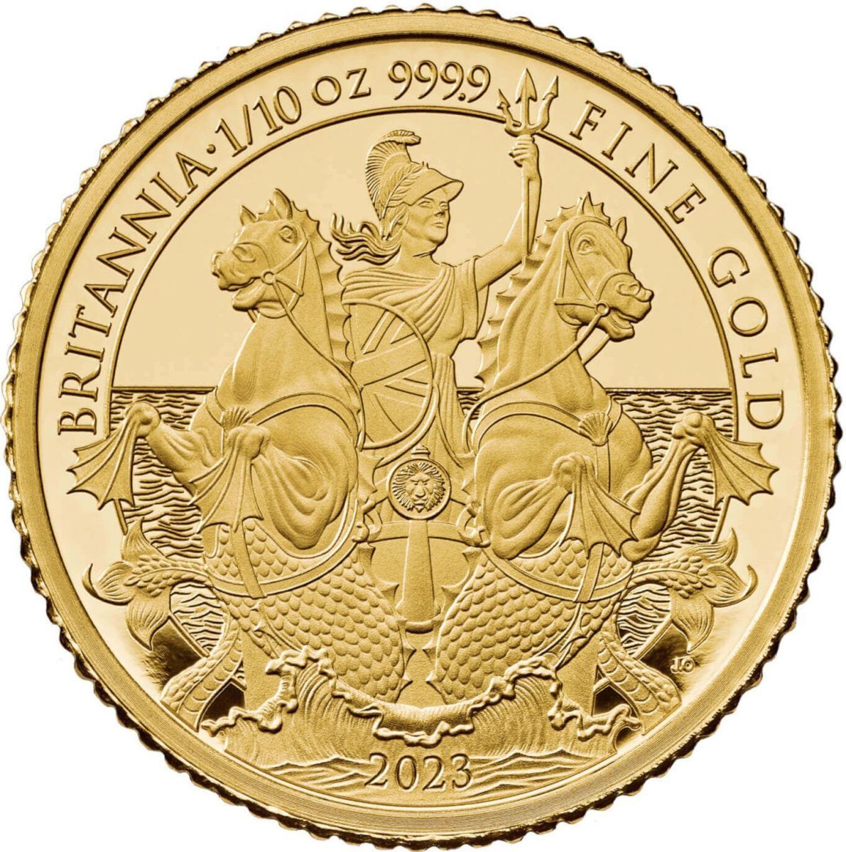 10 Pounds - Charles III 1/10 oz Fine Gold