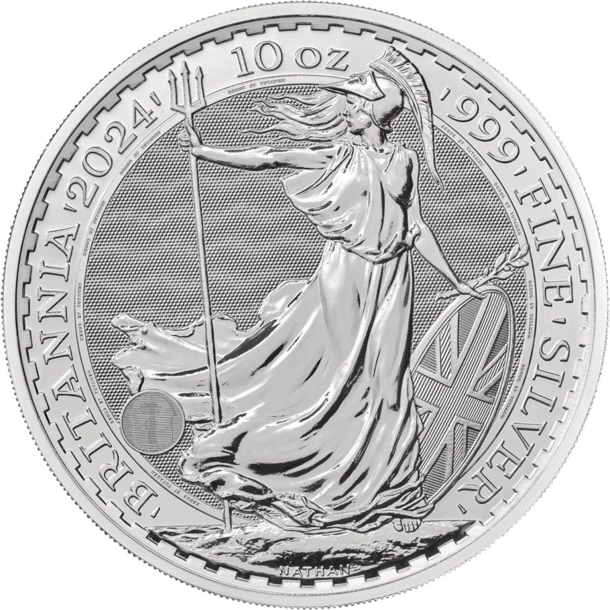 10 Pounds - Charles III 10 oz Fine Silver