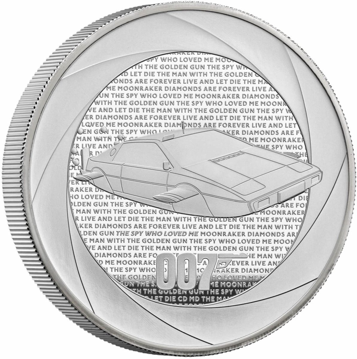 10 Pounds - Charles III Bond Films of the 1970s; Silver Proof