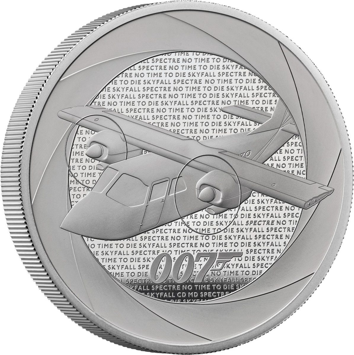10 Pounds - Charles III Bond Films of the 2010s; Silver Proof