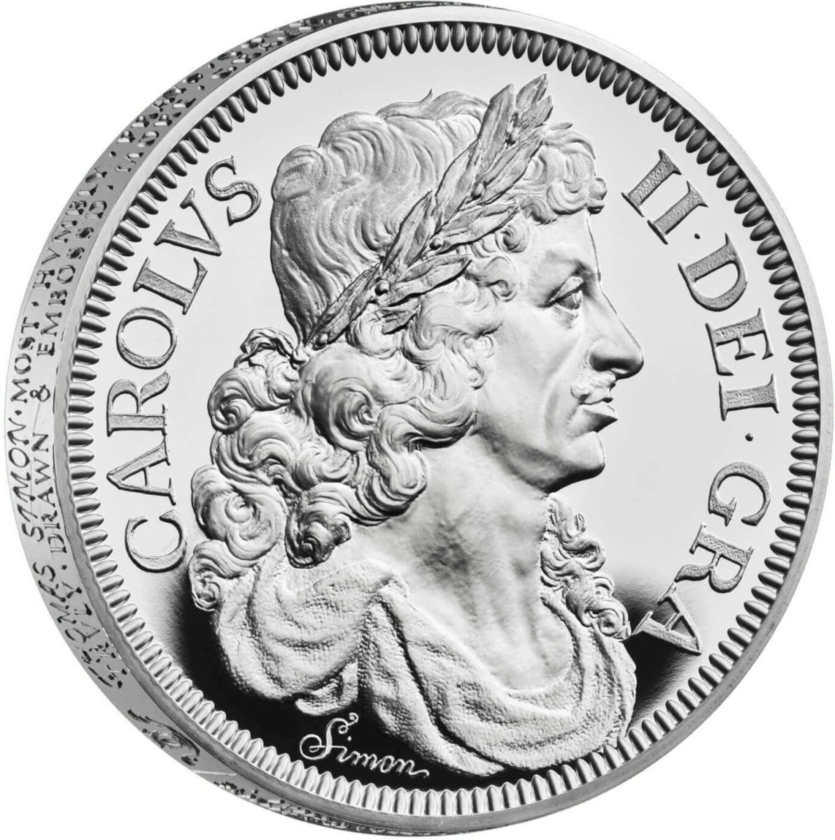 10 Pounds - Charles III Petition Crown, Portrait; Silver Proof