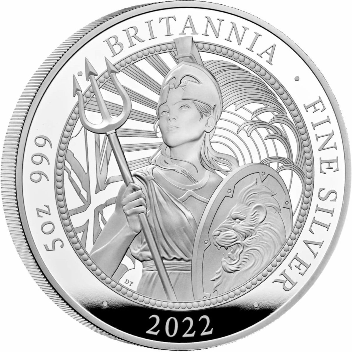 10 Pounds - Elizabeth II 5th portrait; 5 oz Fine Silver