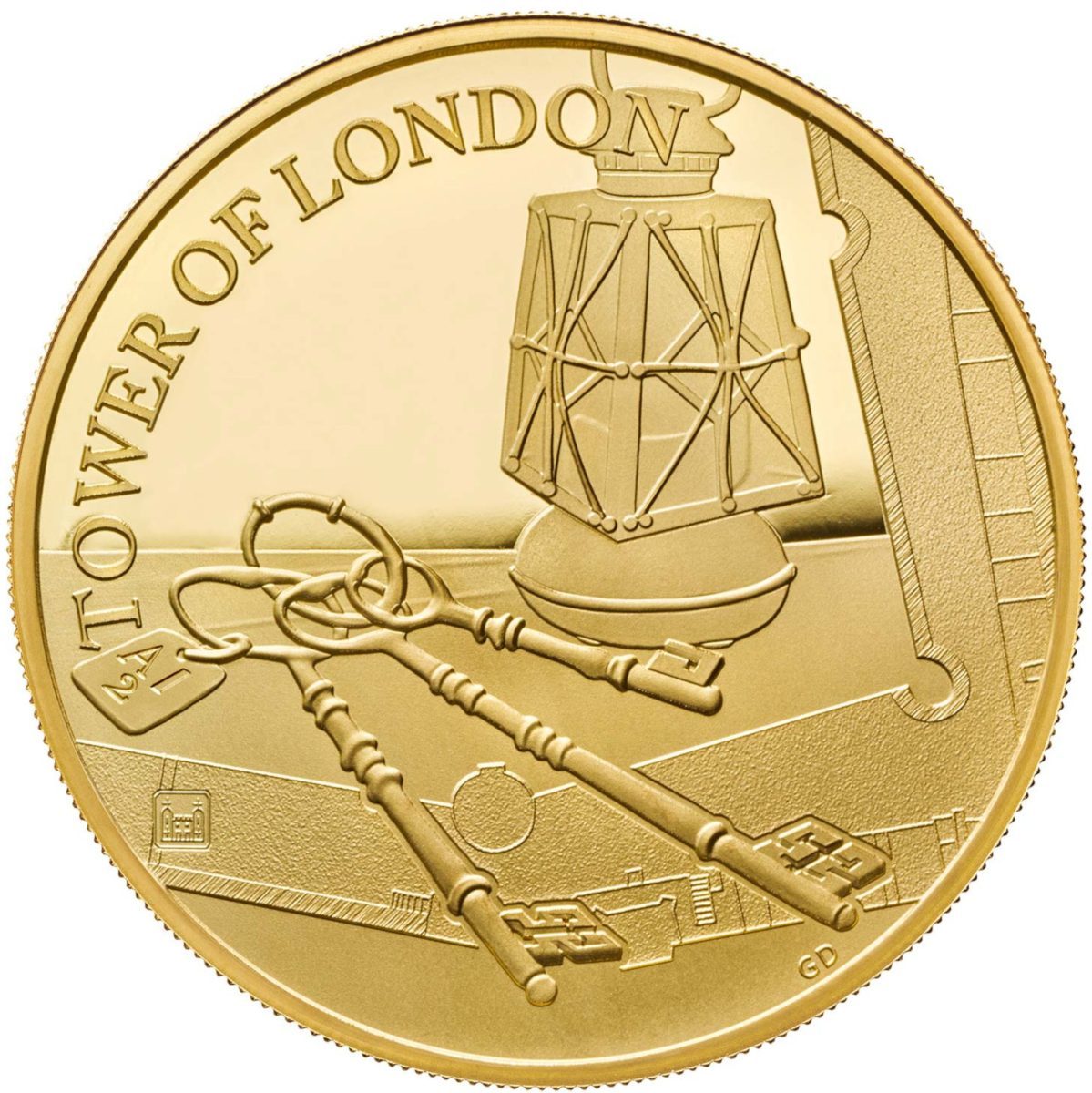 10 Pounds - Elizabeth II Ceremony of the Keys; Gold Proof