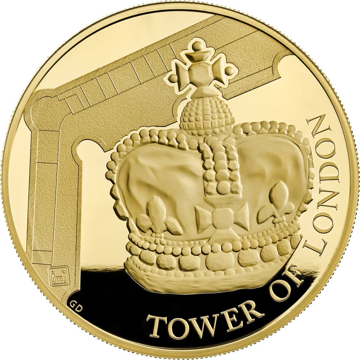 10 Pounds - Elizabeth II Crown Jewels; Gold Proof