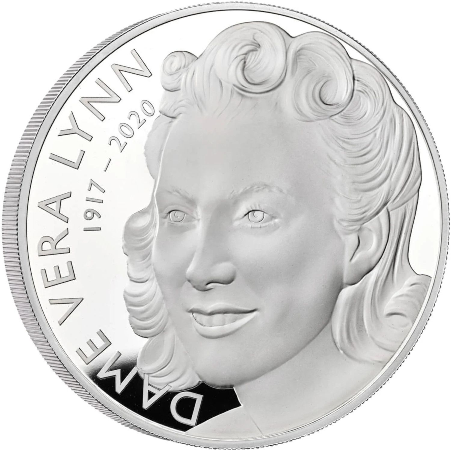 10 Pounds - Elizabeth II Dame Vera Lynn; Silver Proof