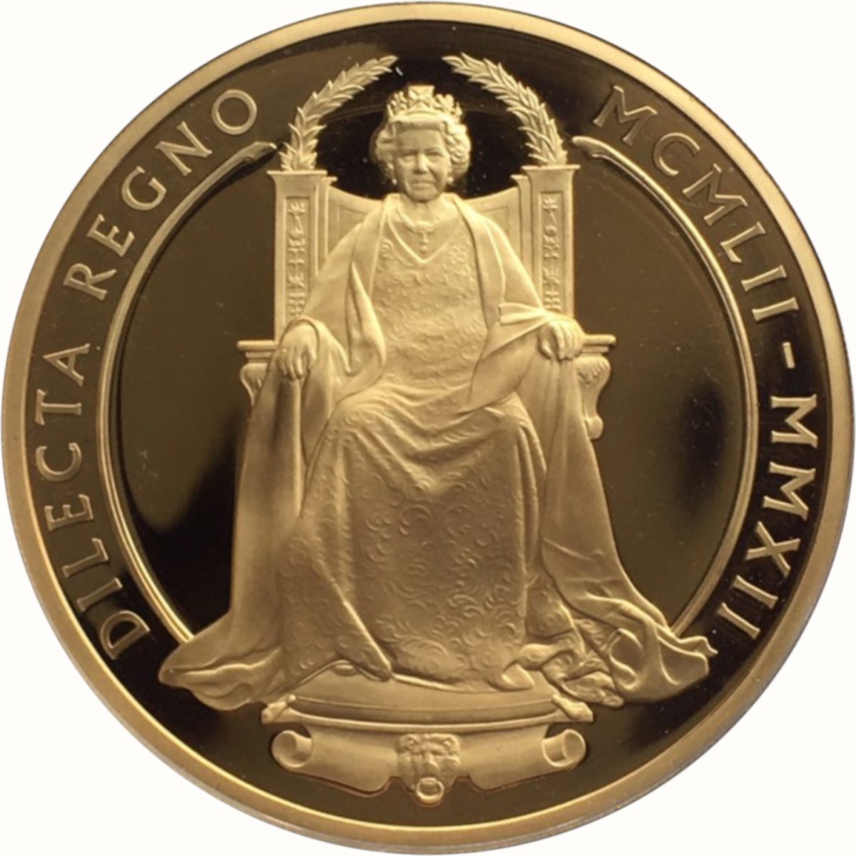 10 Pounds - Elizabeth II Diamond Jubilee; Gold Proof