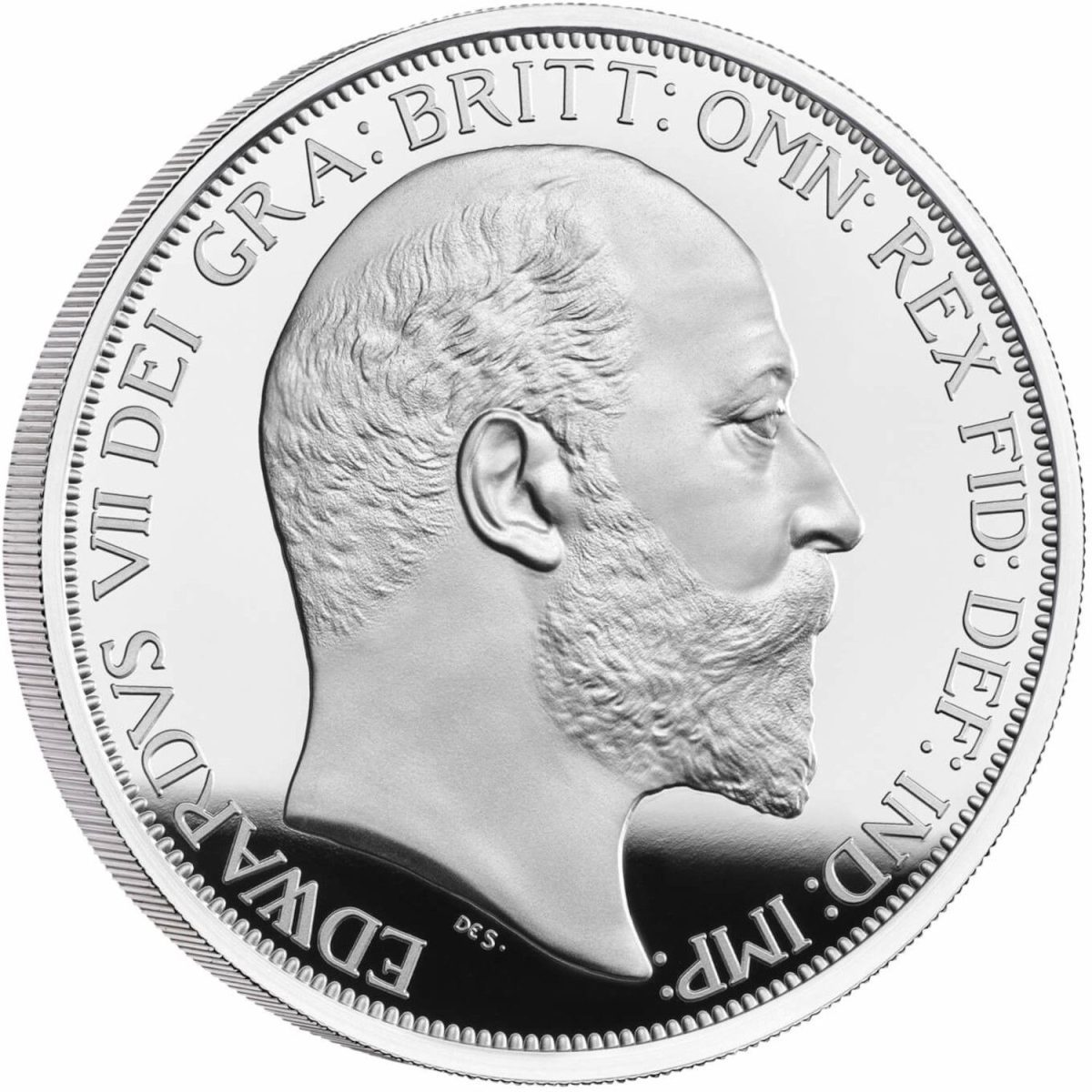 10 Pounds - Elizabeth II Edward VII; Silver Proof