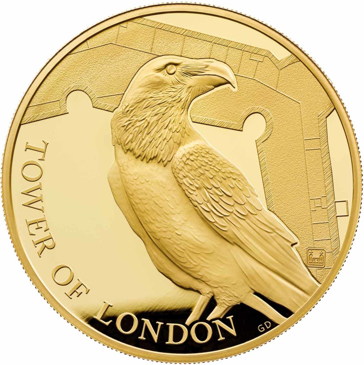 10 Pounds - Elizabeth II Legend of the Ravens; Gold Proof