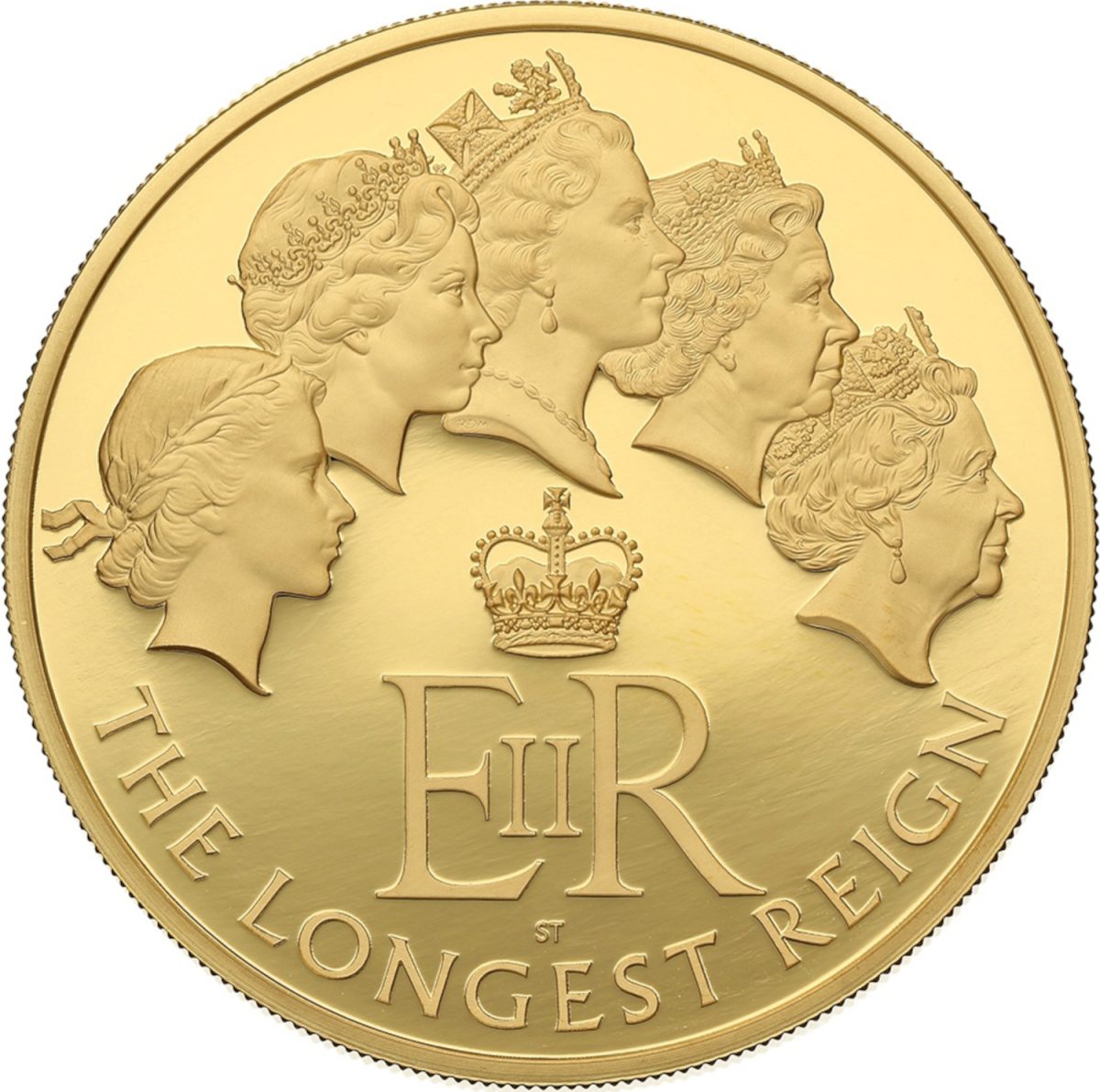 10 Pounds - Elizabeth II Longest Reign; Gold Proof