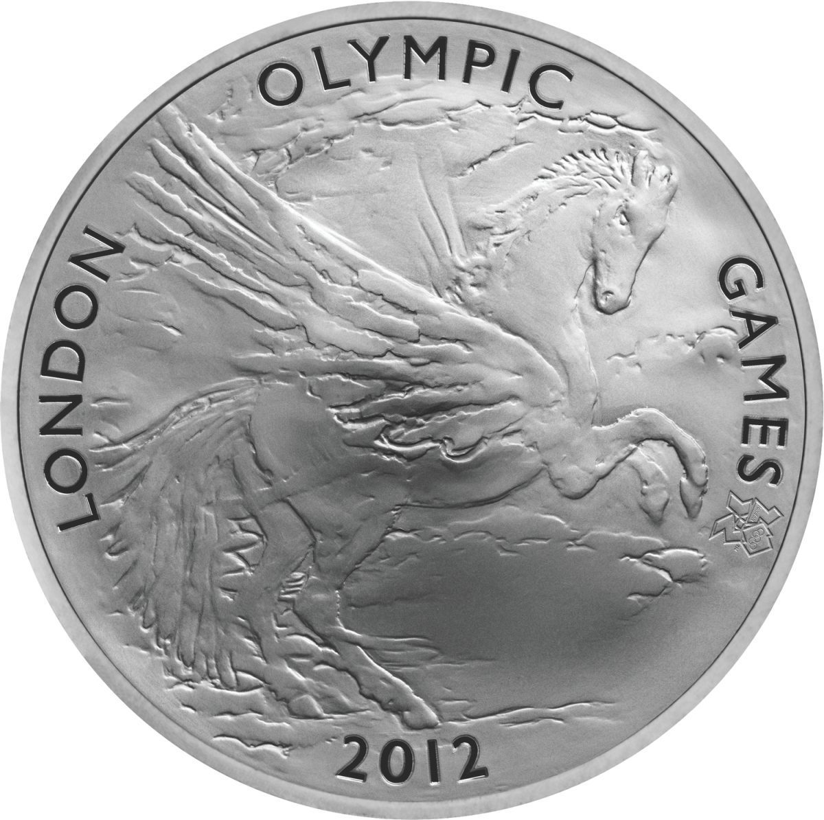 10 Pounds - Elizabeth II Pegasus; Silver Proof