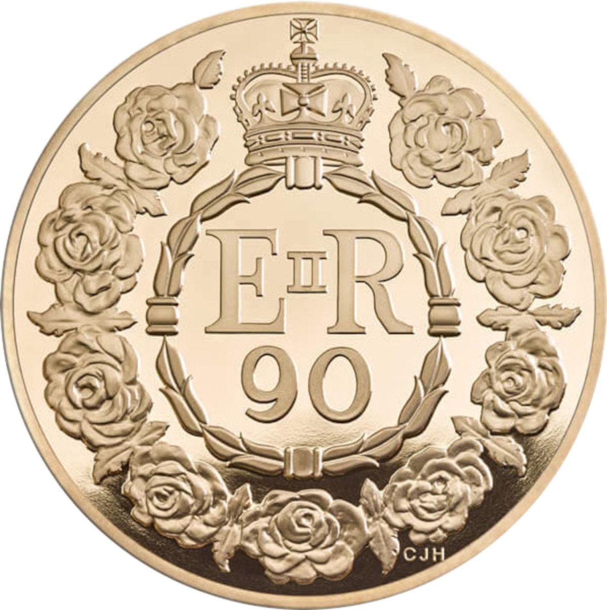 10 Pounds - Elizabeth II Queen’s 90th Birthday; Gold Proof