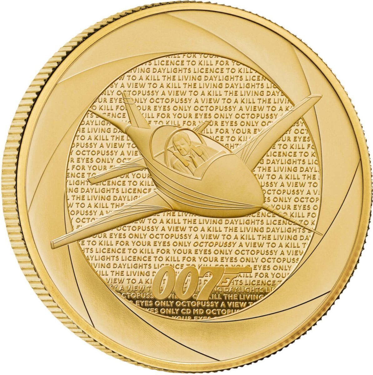 100 Pounds - Charles III Bond Films of the 1980s; Gold Proof