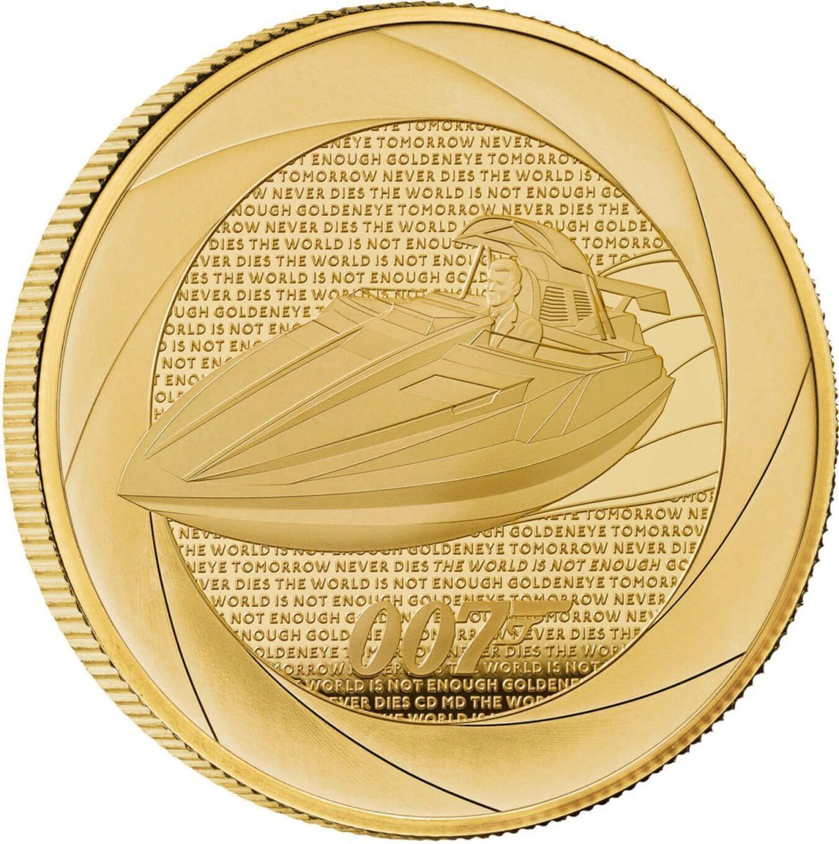 100 Pounds - Charles III Bond Films of the 1990s; Gold Proof