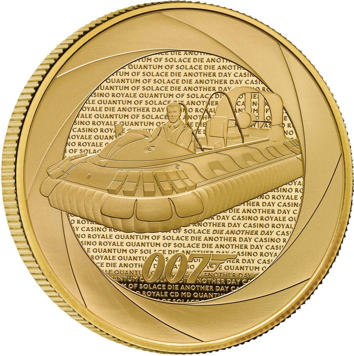 100 Pounds - Charles III Bond Films of the 2000s; Gold Proof