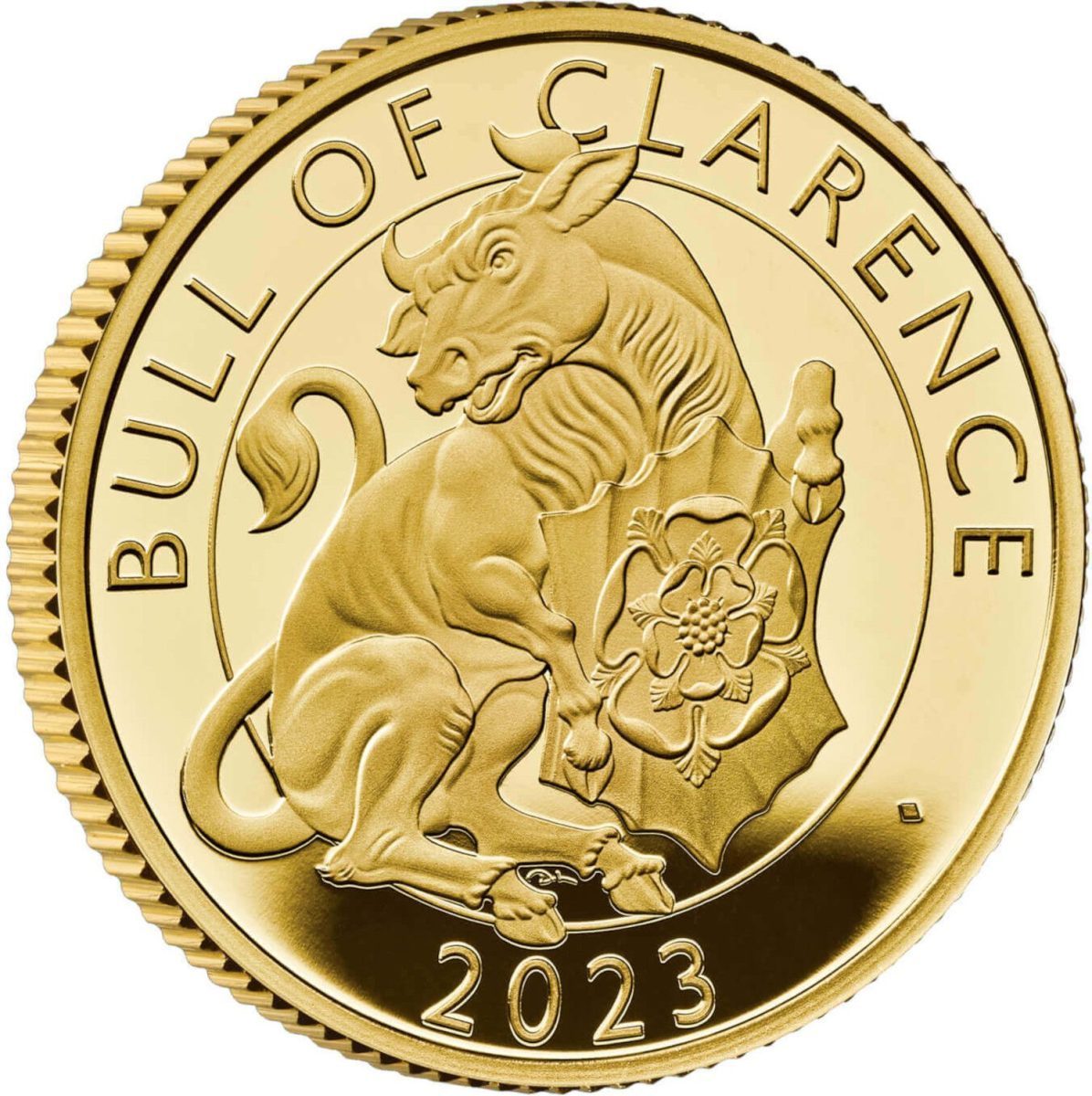 100 Pounds - Charles III Bull of Clarence; Gold Proof
