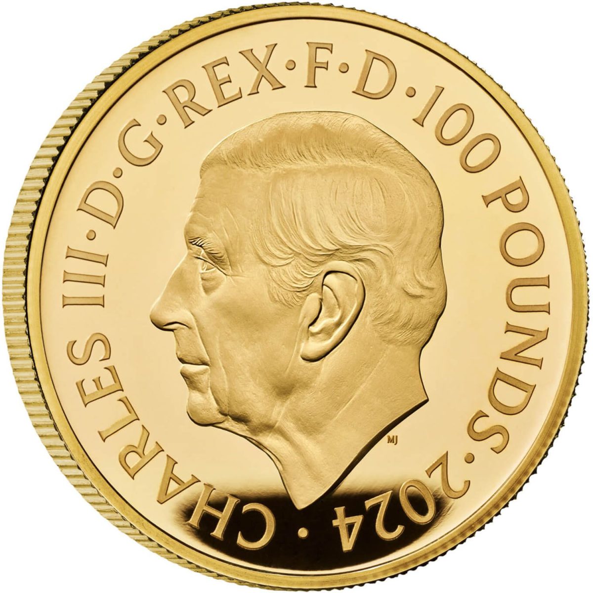 100 Pounds - Charles III Death Star II; Gold Proof obverse