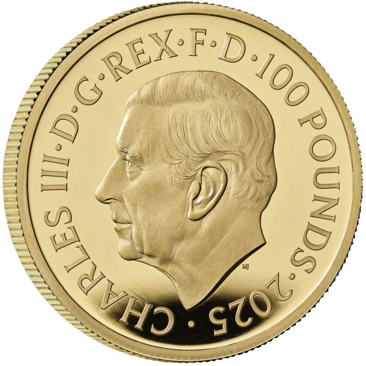 100 Pounds - Charles III Freddie Mercury; Gold Proof obverse