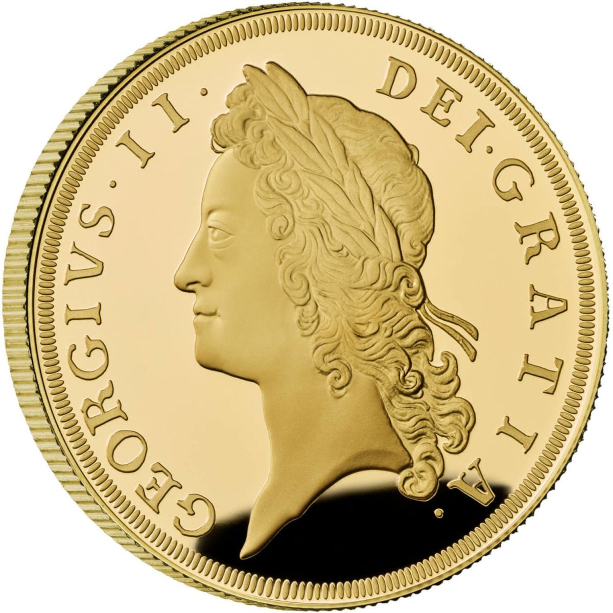 100 Pounds - Charles III George II; Gold Proof reverse