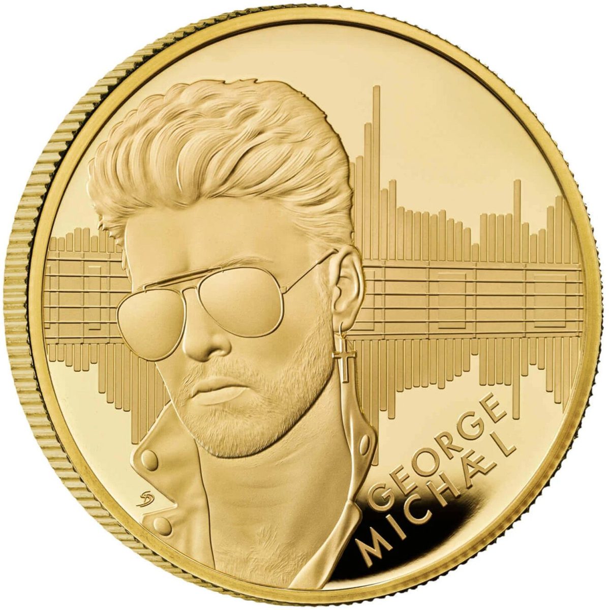 100 Pounds - Charles III George Michael; Gold Proof reverse