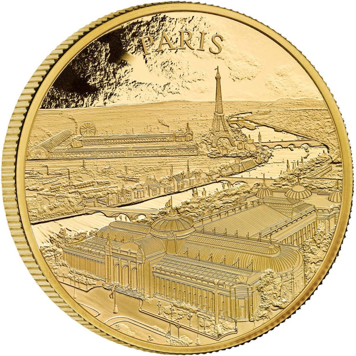 100 Pounds - Charles III Paris; Gold Proof reverse