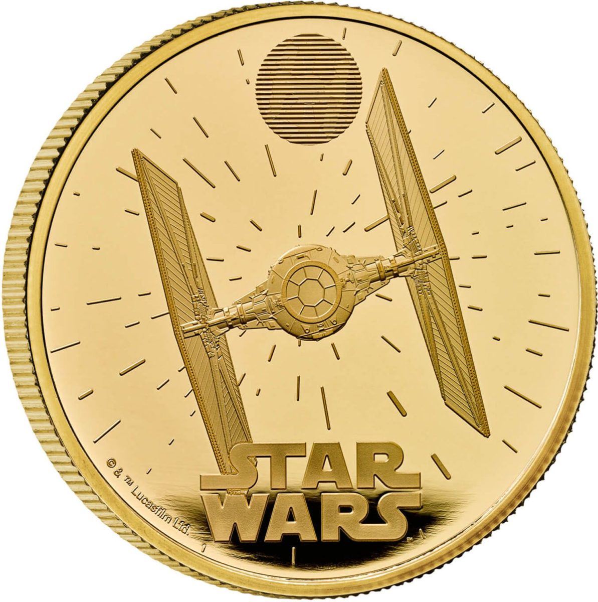 100 Pounds - Charles III TIE Fighter; Gold Proof