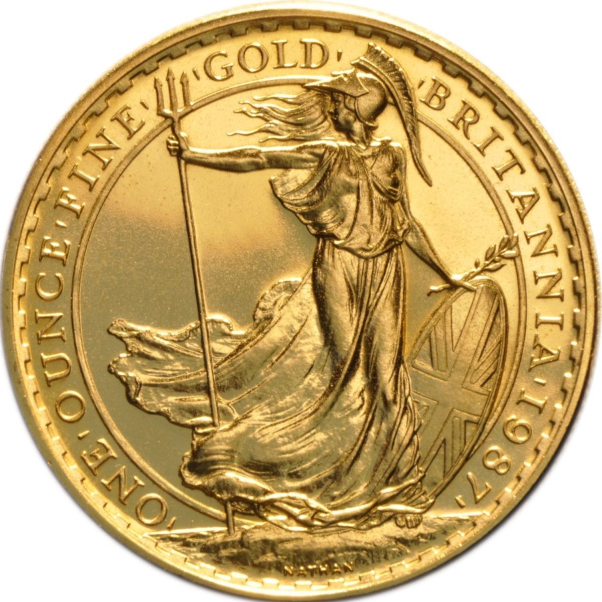 100 Pounds - Elizabeth II 3rd portrait; 1 oz Fine Gold