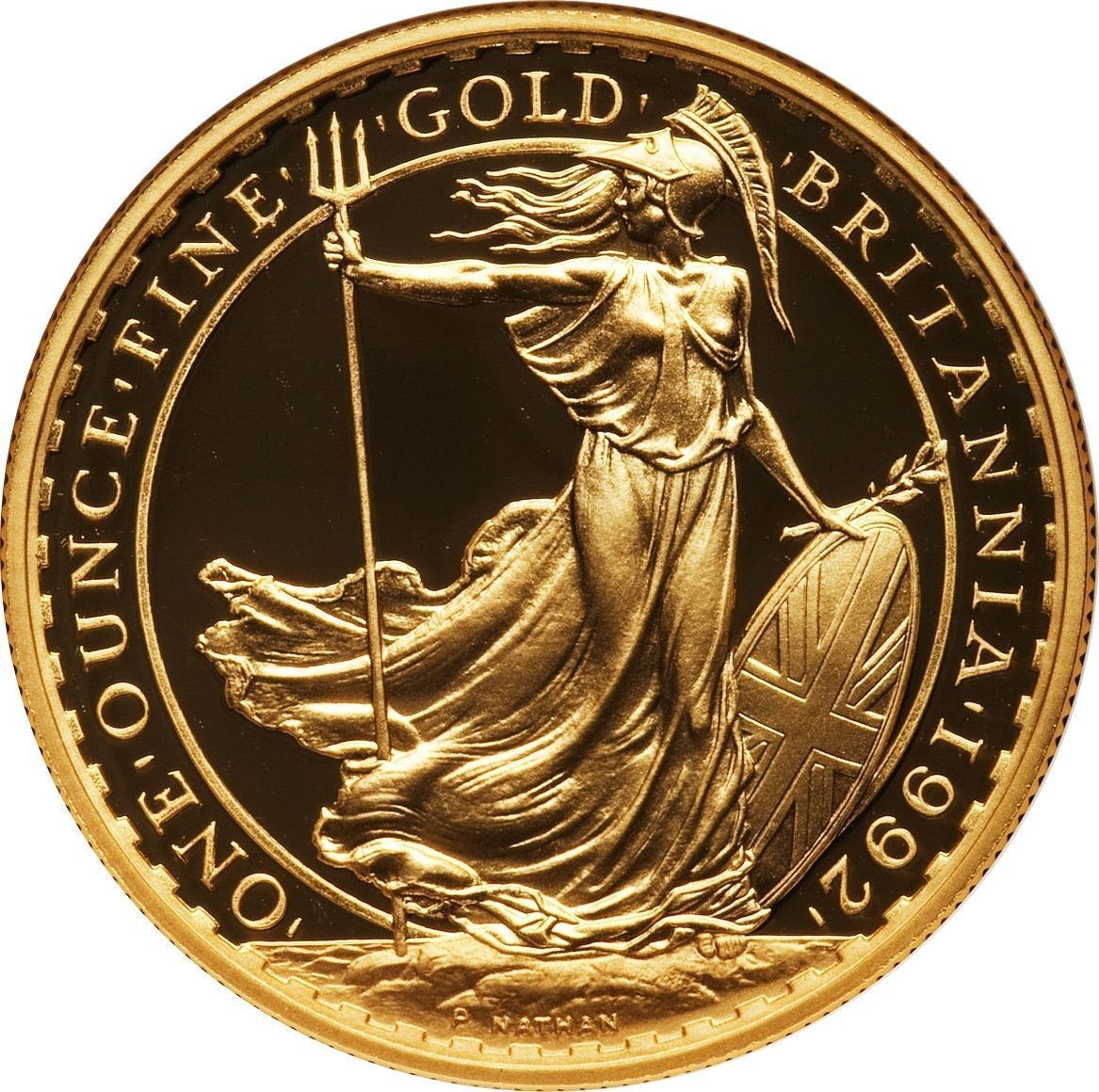 100 Pounds - Elizabeth II 3rd portrait; 1 oz Fine Gold reverse