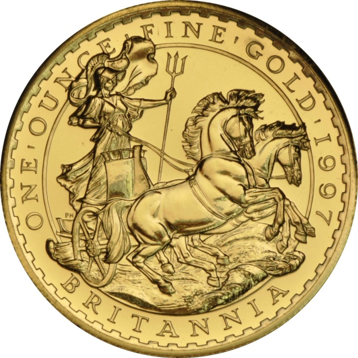 100 Pounds - Elizabeth II 3rd portrait; 1 oz Fine Gold