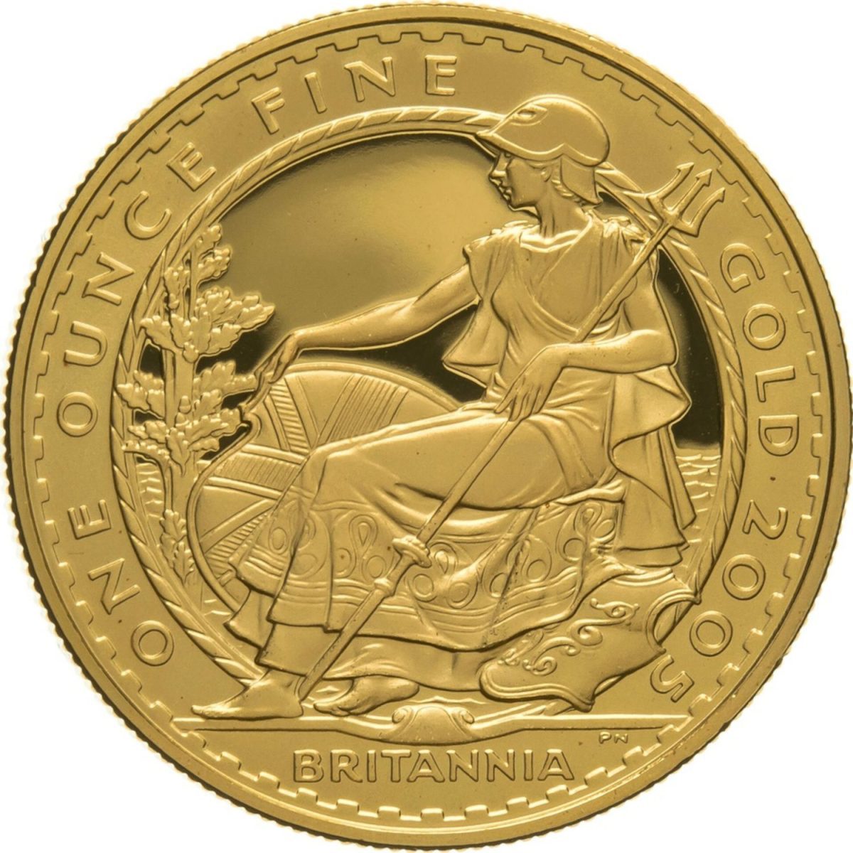 100 Pounds - Elizabeth II 4th portrait; 1 oz Fine Gold