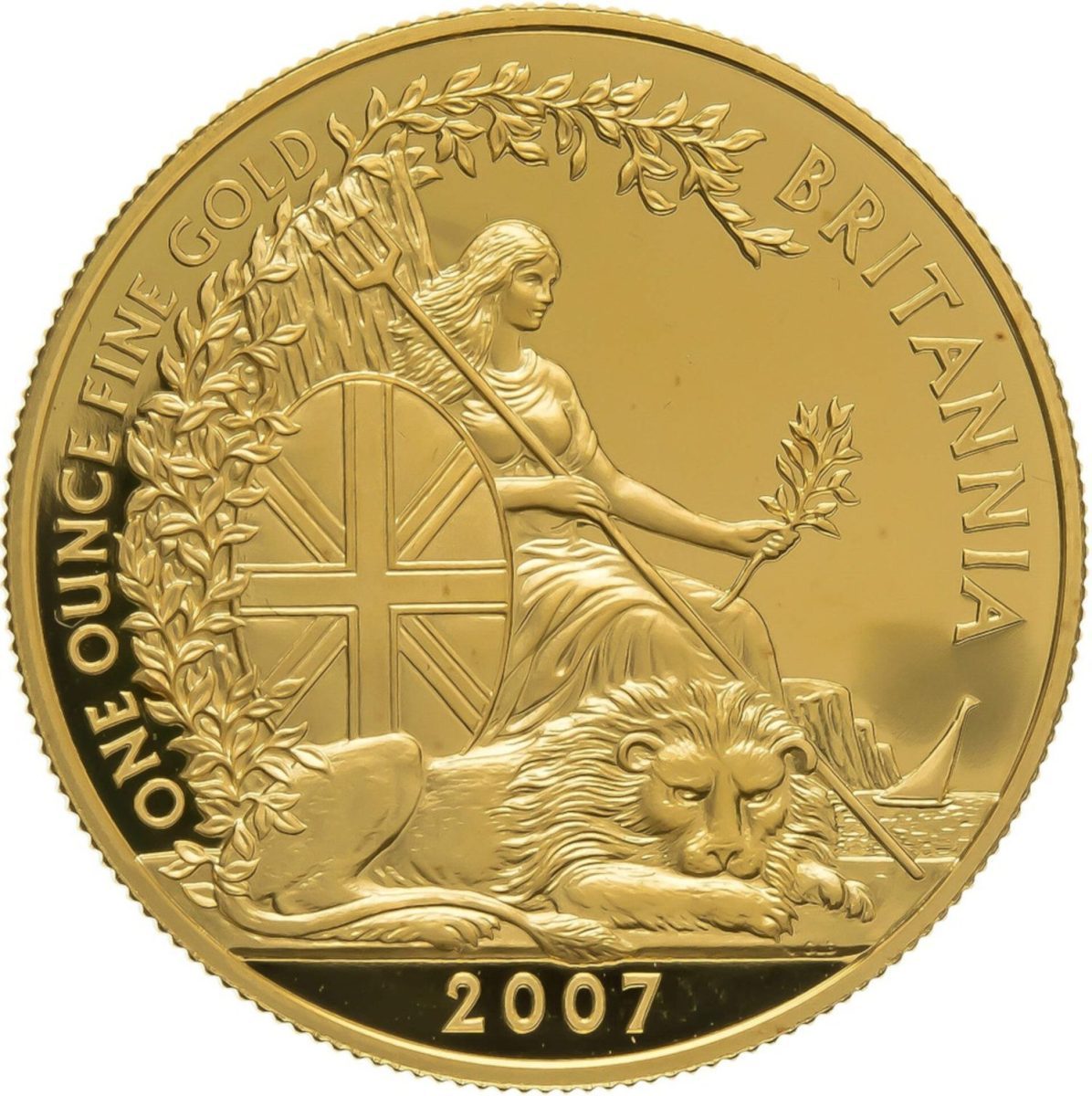 100 Pounds - Elizabeth II 4th portrait; 1 oz Fine Gold