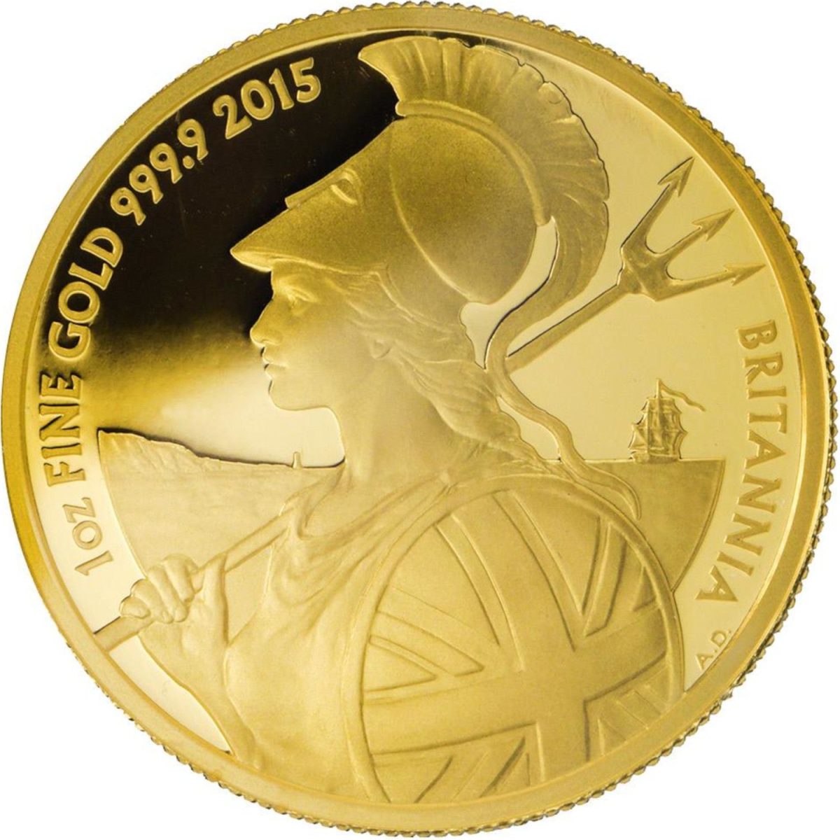 100 Pounds - Elizabeth II 5th portrait; 1 oz Fine Gold