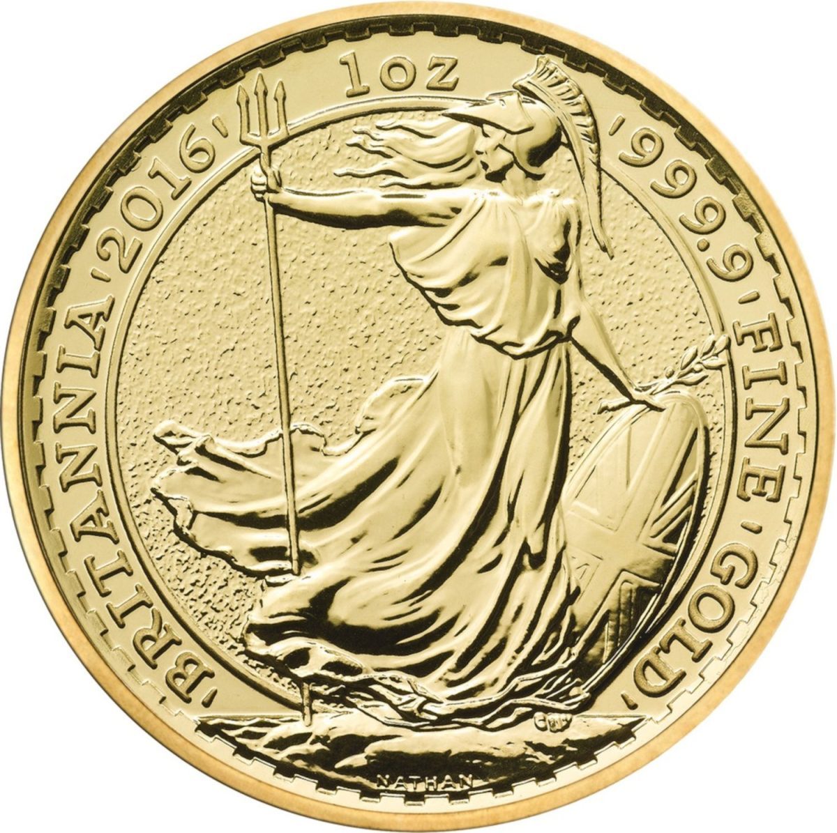 100 Pounds - Elizabeth II 5th portrait; 1 oz Fine Gold