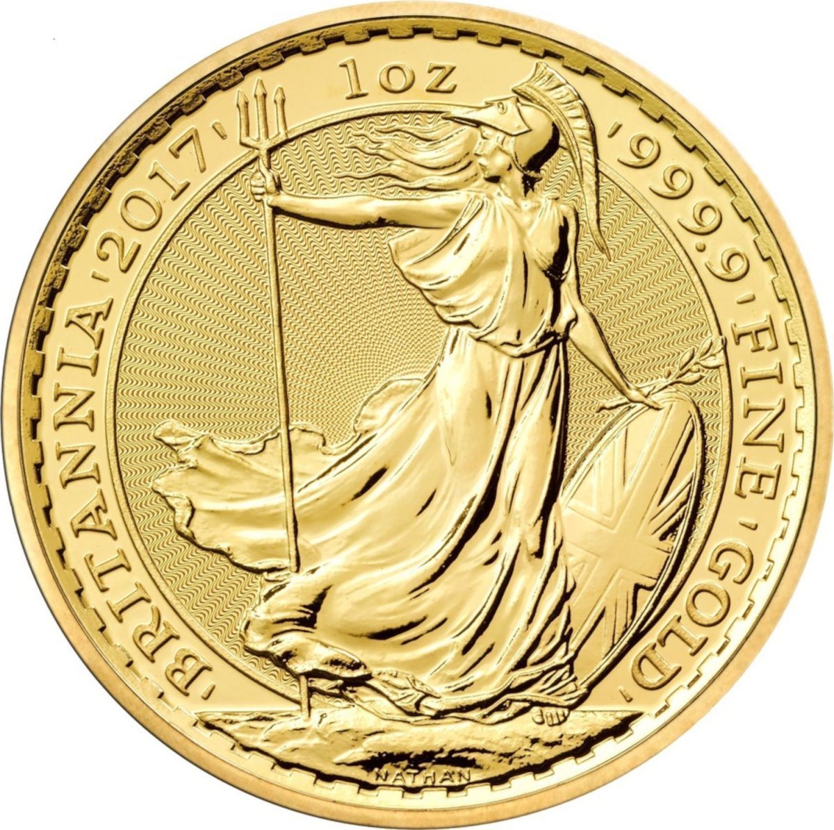 100 Pounds - Elizabeth II 5th portrait; 1 oz Fine Gold