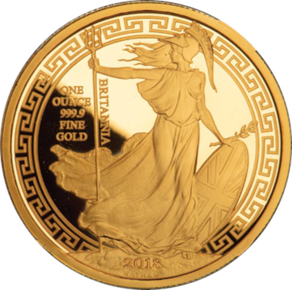 100 Pounds - Elizabeth II 5th portrait; Oriental Border, Gold Proof reverse