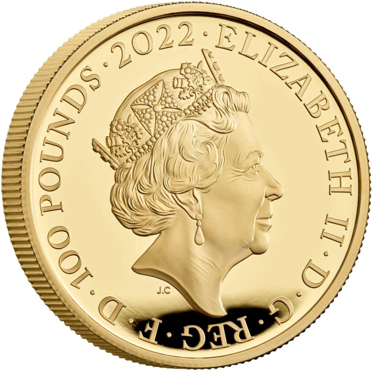 100 Pounds - Elizabeth II Henry VII; Gold Proof obverse