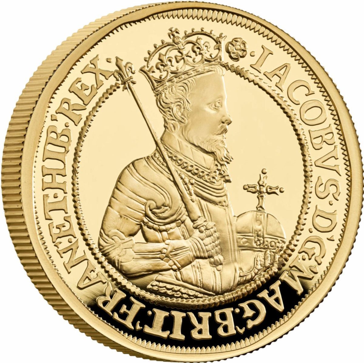100 Pounds - Elizabeth II James I; Gold Proof
