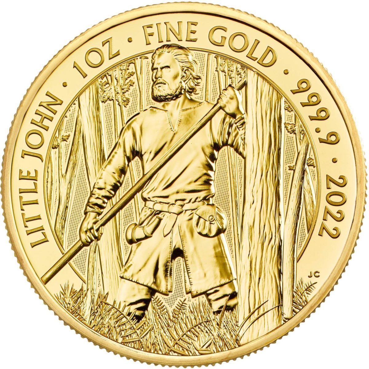 100 Pounds - Elizabeth II Little John; 1 oz Fine Gold