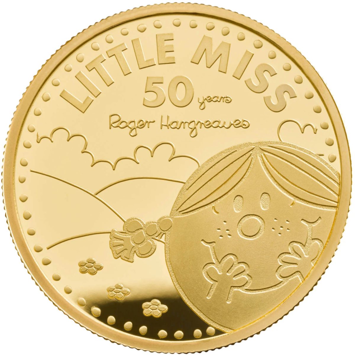 100 Pounds - Elizabeth II Little Miss Sunshine; Gold Proof reverse