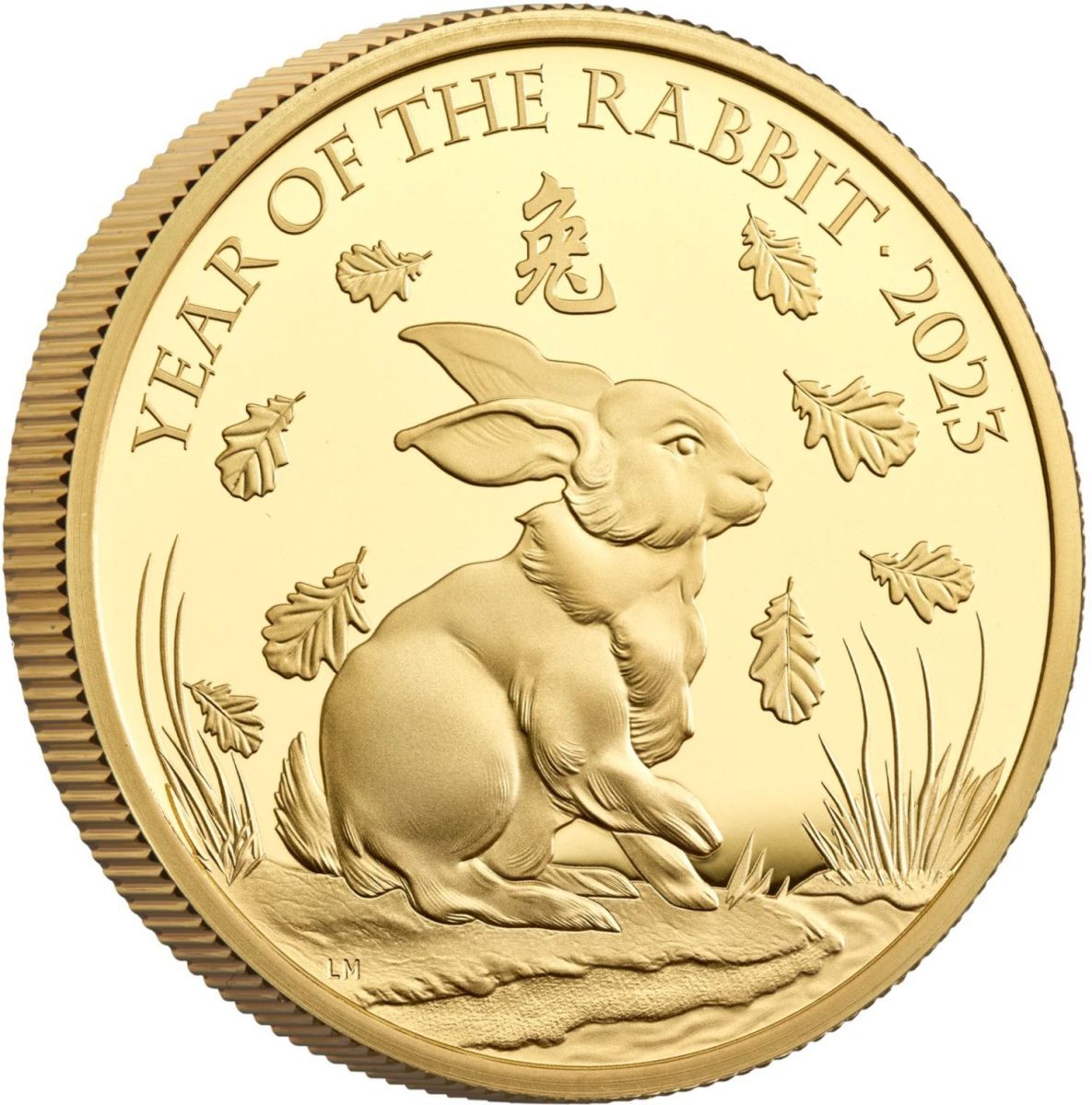100 Pounds - Elizabeth II Posthumous; Year of the Rabbit; Gold Proof reverse