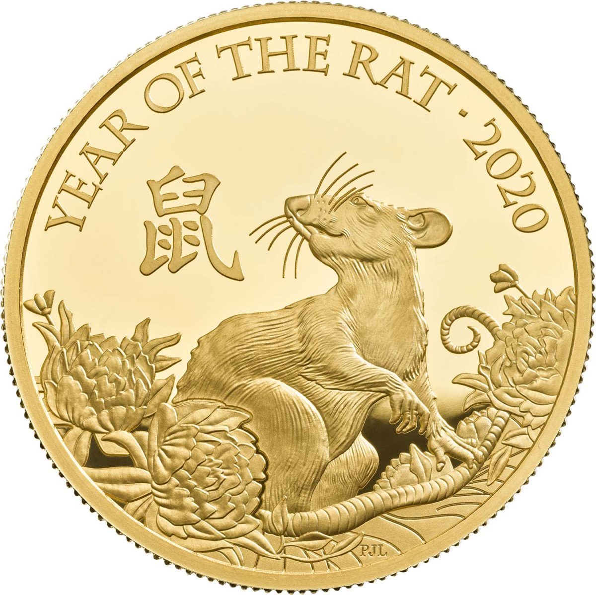 100 Pounds - Elizabeth II Year of the Rat; Gold Proof reverse