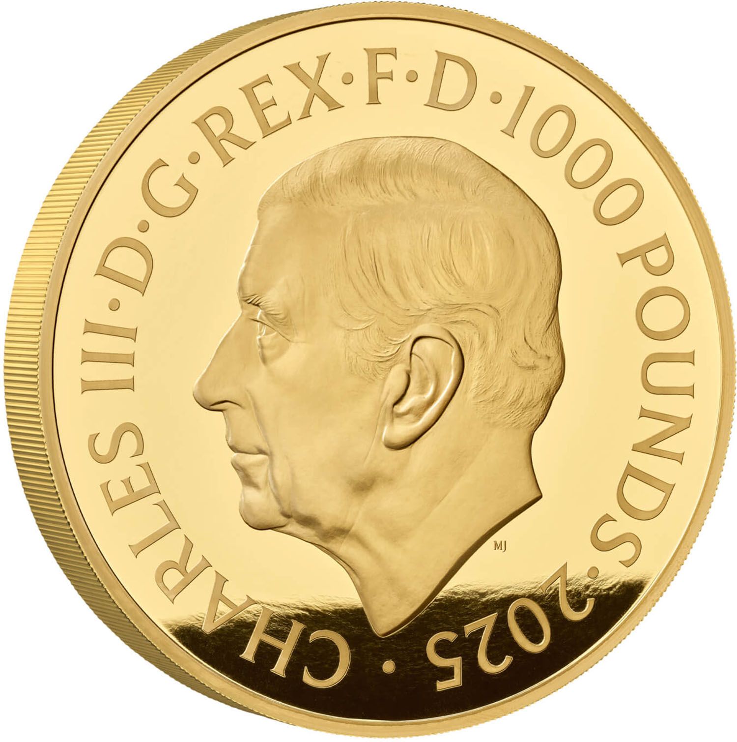 1000 Pounds - Charles III Year of the Snake; Gold Proof obverse
