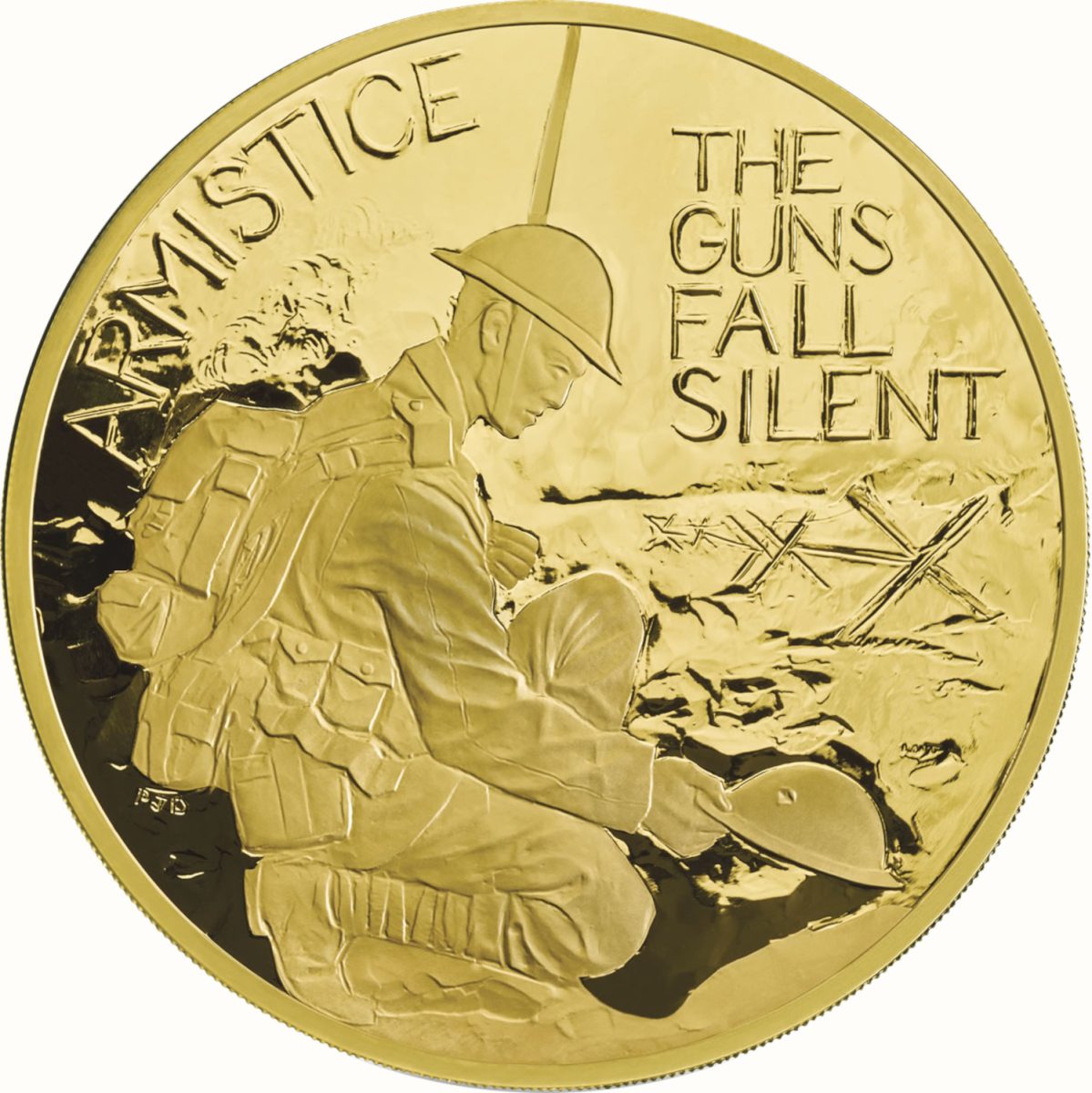 1000 Pounds - Elizabeth II Armistice; Gold Proof