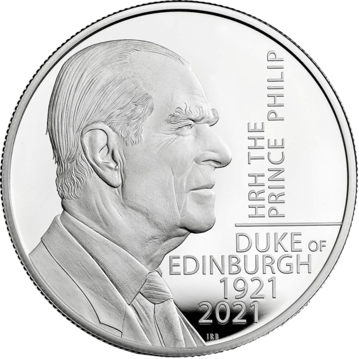 1000 Pounds - Elizabeth II Prince Philip, Silver Proof